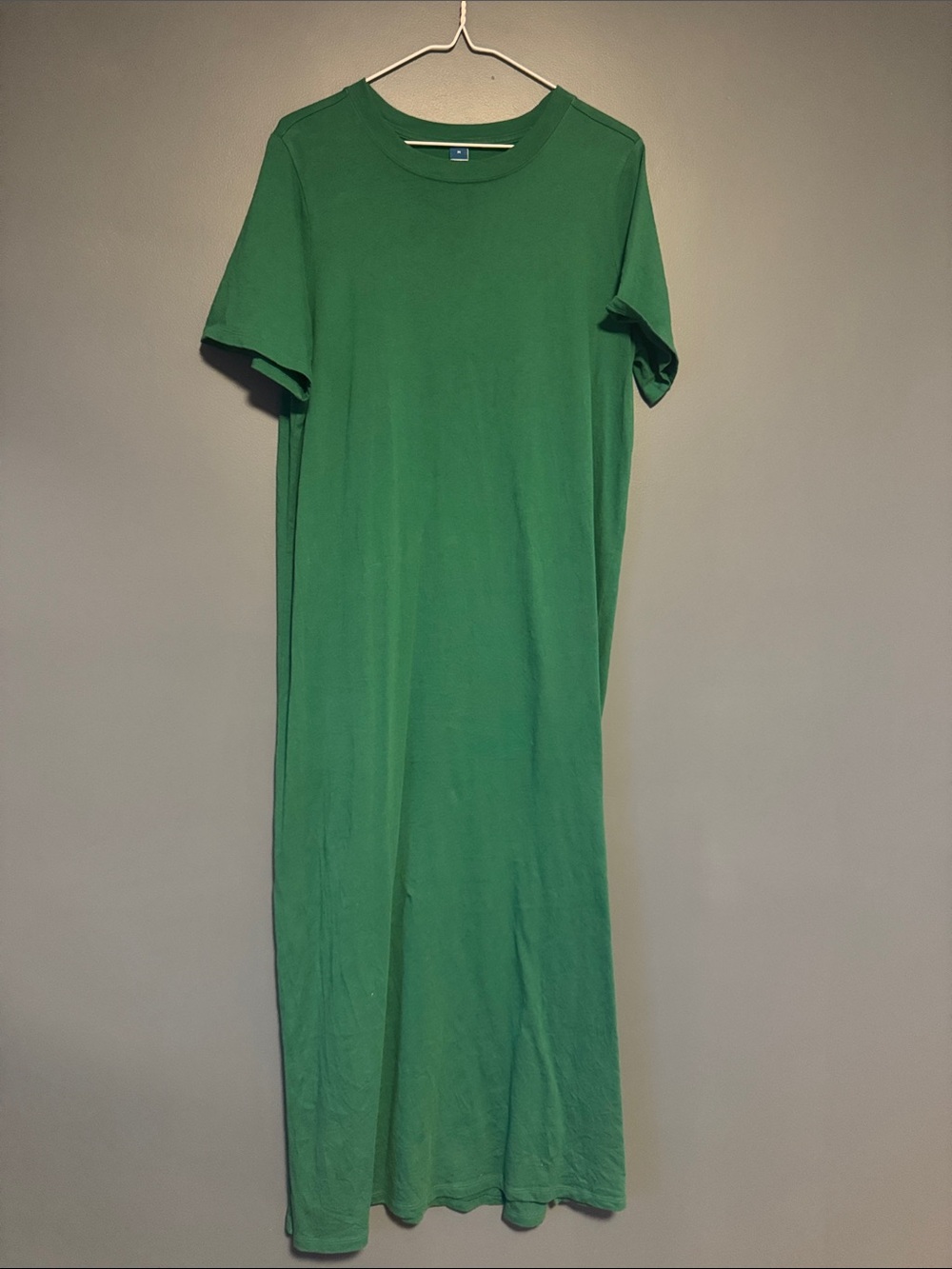 Old Navy Green Maxi Tee Dress